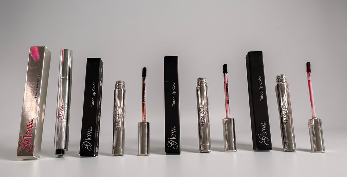 PACK SUPREME PLUMP GLOSS X DUO LIP TATOO COLOR
